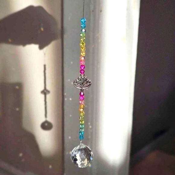 Lotus Crystal Suncatchers - Picture 2 of 4